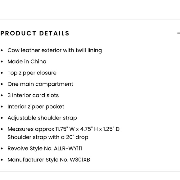 Half moon crossbody Allsaints cream leather - Picture 4 of 7